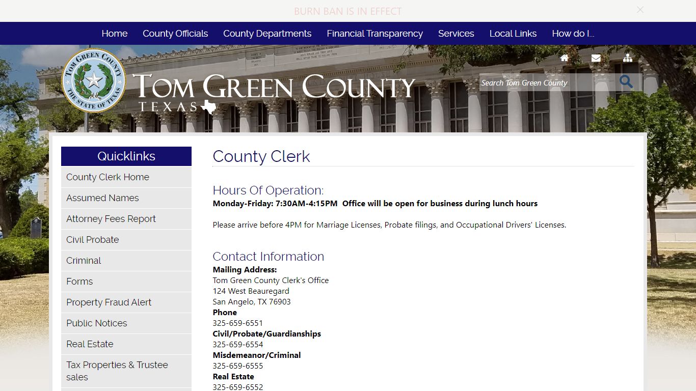 Tom Green County